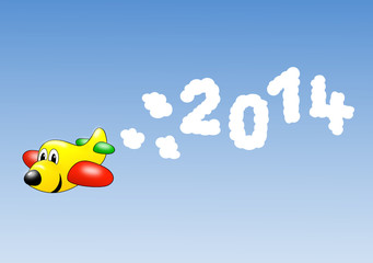 Flugzeug mit 2014