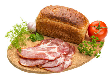 Bacon with vegetables