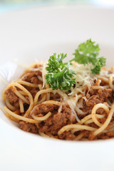 spaghetti beef bolognese