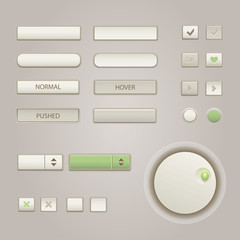 User interface elements set