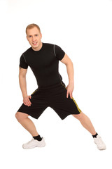 seitliches Stretching