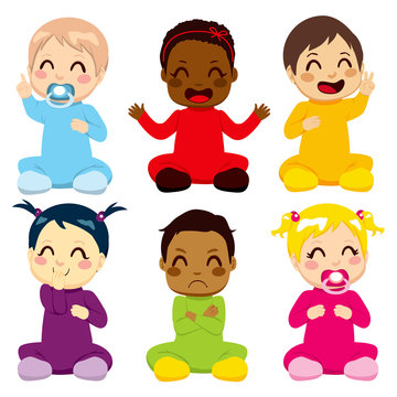 Multi-ethnic Baby Kids
