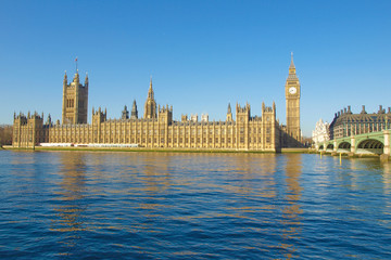 Fototapeta na wymiar Houses of Parliament Londyn