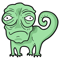 Green chameleon
