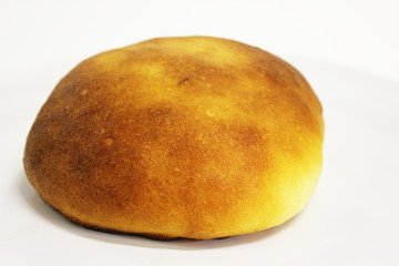 Bread on a white background