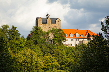 Fototapeta na wymiar Schloss Ballenstedt mit Schlosspark