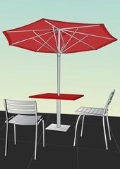 Fototapeta premium dining tent