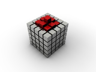 W&uuml;rfel Cube Einheit L&ouml;sung kleine W&uuml;rfel