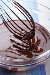 melted chocolate for cooking