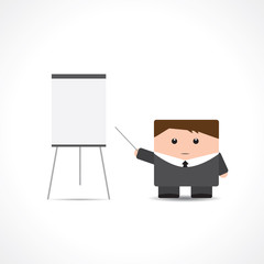 Cubeman formateur et tableau