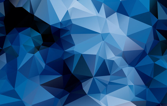 Blue Geometric background vector