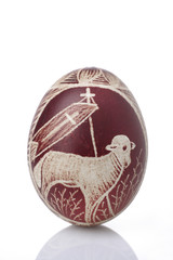 jajo-pisanka świąteczna na Wielkanoc