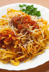 Pasta con carne - Meat pasta