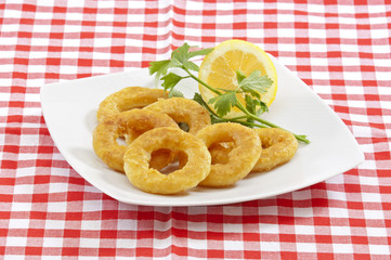 fried calamari (squid) rings