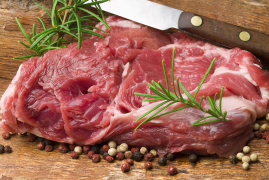 raw beef