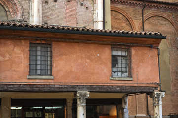 Loggia of the Merchants. Ferrara. Emilia-Romagna. Italy.
