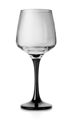 Wine glass isolated