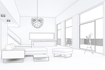 Loft 2 3D CAD Rendering