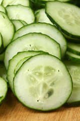 cucumber slices background