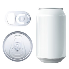 Can and elements. Vector design.