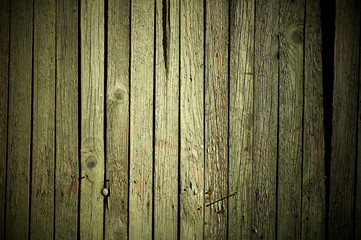 Green wooden texture background