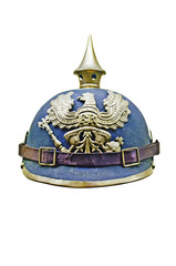 Old Austrian military helmet isolated over white - 49875336