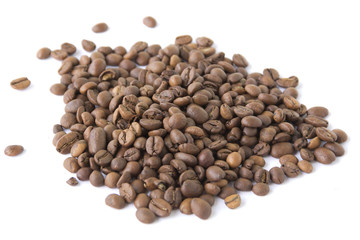 Coffee beans close-up