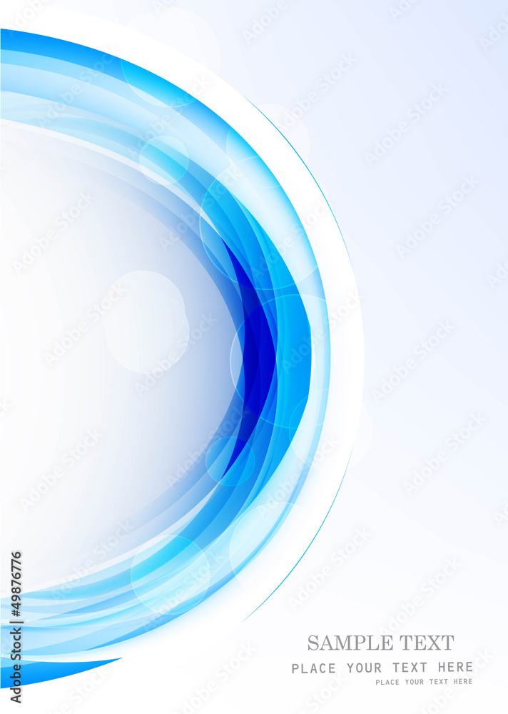 Canvas Prints abstract business technology colorful blue circle wave vector