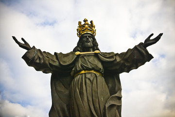 Jesus the king of world in Jasna Gora in Czestochowa, Poland