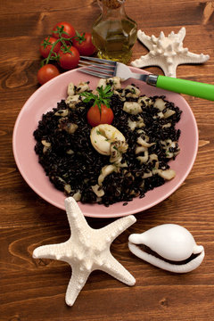 Risotto al nero di seppia