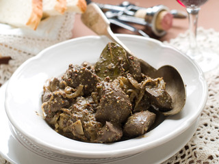 Livers (kidneys) strew