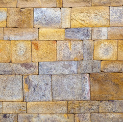 Fototapeta premium stone wall at Qutub Minar, Delhi India.