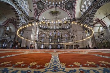 Obraz premium The Suleymaniye Mosque, Istanbul, Turkey
