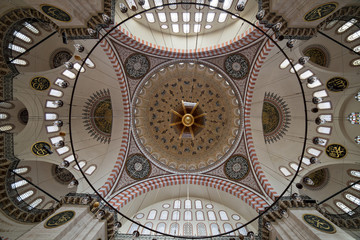 Obraz premium The Suleymaniye Mosque, Istanbul Turkey