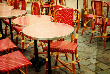 old-fashioned Cafe terrace