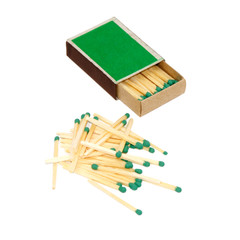 Matches isolated on white background