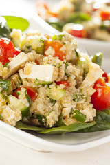 Organic Vegan Quinoa with vegetables