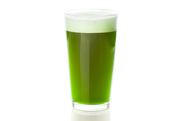 Dyed Green Beer for St. Patricks Day