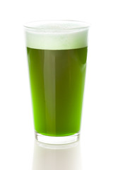 Dyed Green Beer for St. Patricks Day