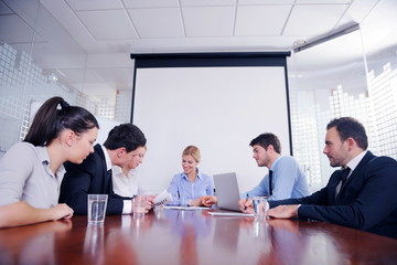 business people in a meeting at office