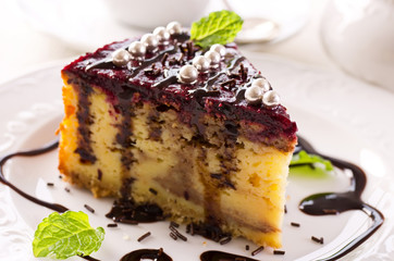 cheesecake mit Schokolade