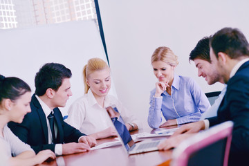 business people in a meeting at office