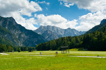 Cycling in Planica Valley