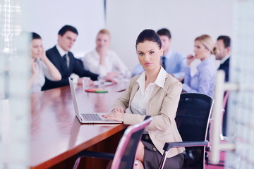 business people in a meeting at office