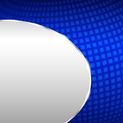 Abstract metallic background with blue element