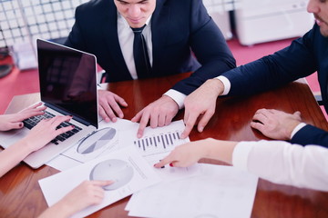 business people in a meeting at office