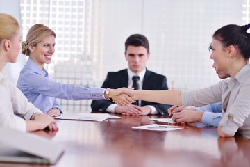 Obraz premium business people in a meeting at office