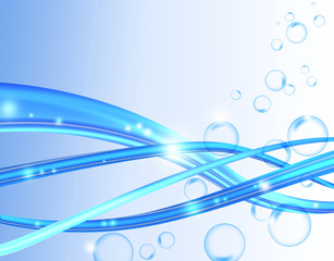 シャボン玉とウェーブ