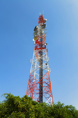 Electricity high voltage power pylon