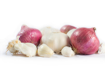 onions and garlic